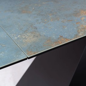Jedálenský stôl Westin II 160 x 90 cm, tyrkysová