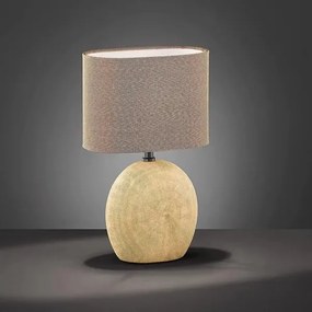 Wofi 845601236000 - Stolná lampa CARMEN 1xE14/40W/230V béžová