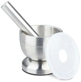 Nerezový mažiar s tĺčikom a vekom Relaxdays RD4303 (200 ml) – nemecká kvalita