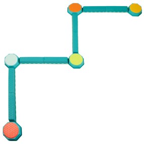 Prekážková dráha so stupienkami Balance & Build