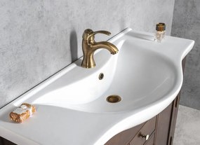 Sapho Sapho, KIRKÉ stojánkova umývadlová batéria s výpusťou, bronz, KI02B