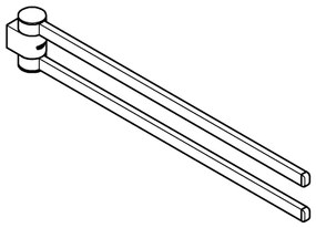 GROHE 41063000 - Držiak na uteráky SELECTION 441 mm lesklý chróm