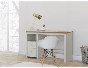 Pracovný stôl s doskou v dubovom dekore 50x120 cm Emerald – Støraa