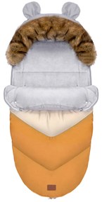 Tutumi Teddy PRO-V, detský spací vak 90x50 cm, oranžová, NAZ-12309