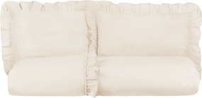 Boho obliečky pre dospelých vanilka 140×200 cm