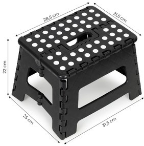 ModernHome Skladacia plastová stolička - 22 cm