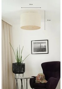 Brilagi - Prisadený luster COUNTRY ROLLER 1xE27/15W/230V pr. 50 cm krémová
