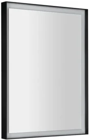 Sapho Sapho, SORT zrkadlo s LED osvetlením 60x80cm, bezdotykový IR senzor, 2700-6500K, čierna mat, ST080S