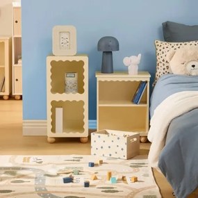 Atmosphera - Detská stolná lampa STARRY MUSHROOM 1xE14/25W/230V modrá