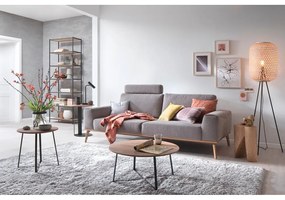 Čierna LED stmievateľná stolová lampa (výška 48 cm) Stina – Fischer &amp; Honsel