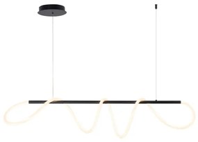 Zuma Line 20006PM-BK - LED Luster na lanku BALBO LED/45W/230V 3000/4000/6000K