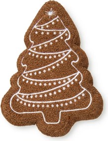 Dekoratívny vankúšik CHRISTMAS TREE 30x40 cm, hnedý