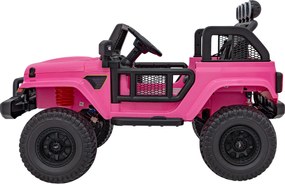 Ramiz OFF-ROAD 3.0 terénne auto pre deti Ružové + Diaľkové ovládanie + Pomalý štart + Pásy + LED zvuk