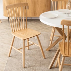 PROXIMA.store - Drevená jedálenská stolička GARTON FARBA: orech