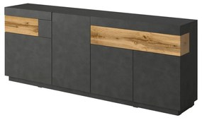 Komoda Stacey Typ 25 (matera + dub wotan). Akcia -19%. Vlastná spoľahlivá doprava až k Vám domov. 1030478