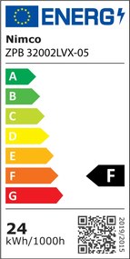 Nimco Biele LED zrkadlo 450x900 s dvoma dotykovými senzormi - ZPB 32003LVX-05