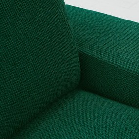 Super strečové poťahy HARMONIA zelená kreslo (š. 70 - 110 cm)
