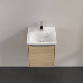 VILLEROY &amp; BOCH Subway 3.0 závesná skrinka pod umývadielko, 1 dvierka, pánty vľavo, 351 x 309 x 429 mm, Nordic Oak, C58300VJ