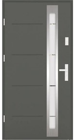 Dvere vchodové Marbella 80L antracit