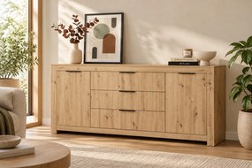 Komoda Houseland Tommy 01 200 cm dub artisan