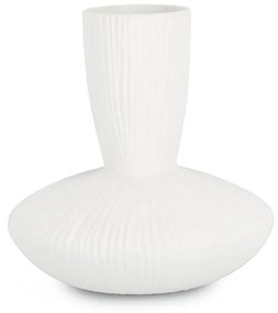 Váza rayas 23 cm biela MUZZA