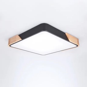Brilagi - LED stmievateľné svietidlo PILANA LED/48W/230V dub/čierna 42x42 cm + DO