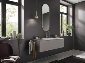 Hansgrohe Vernis Blend, vysoká umývadlová batéria 200 s otočným ramenom a odtokovou súpravou s tiahlom, EcoSmart, chrómová, HAN-71554000