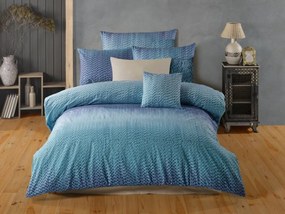 Bavlnené obliečky Guru Blue 200x220/2x70x90 cm