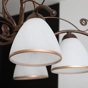 Luster na reťazi RETRO II 5xE27/60W/230V