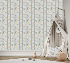 Gario Fototapeta Scandi pastelové stromy a vetvičky Materiál: Vliesová, Rozmery: 100 x 70 cm