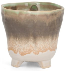 KERAMICKÝ KVETINÁČ (FI) 11X10 CM VIACFAREBNÝ