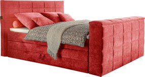 XXXLutz BOXSPRINGOVÁ POSTEĽ, 180/200 cm, červená Carryhome - Online Only spálne - 002220044508