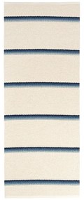 Modro-krémový vnútorný a vonkajší behúň 70x180 cm Olle Blue Vanilla – Pappelina
