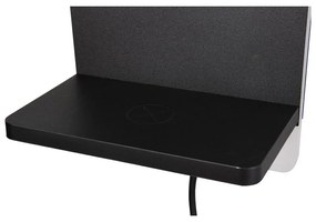 Matne čierne LED stmievateľné nástenné svietidlo Fairfield – Trio