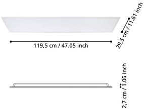 Eglo 900939 - LED Prisadený panel RABASSA LED/34,5W/230V 120x30 cm
