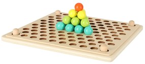 KIK Vzdělávací montessori kuličková mozaika 77el.