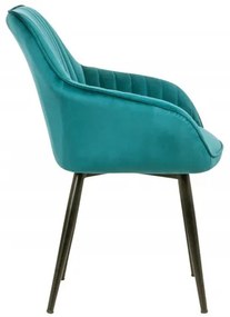Dizajnové kreslo Turin tyrkysová