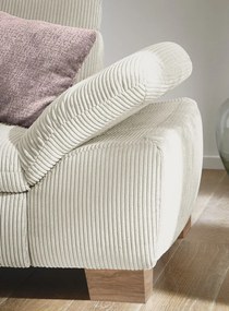 Rohová sedacia súprava MP-IN14007, krémová štruktúrovaná látka