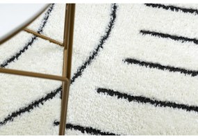 Kusový koberec Carpinus krémovočierný 200x290cm