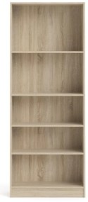 Knižnica v dubovom dekore Tvilum Basic, 79 x 203 cm