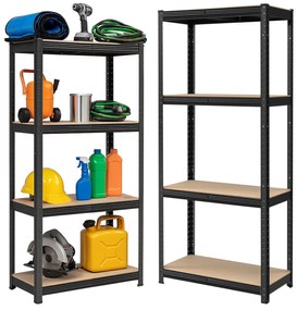 Dílenský regál IRONHOLD 174x80 cm černý