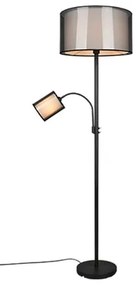 Stojaca lampa Trio Burton čierna 411400232