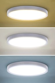 SOLIGHT LED osvetlenie s diaľkovým ovládačom Estela White, 36W, 2700lm, 30cm, CCT