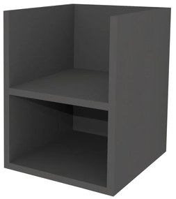 Mereo, Mereo Aira, kúpeľňová skrinka 40 cm, spodná, Multidecor, Šedá diamant, MER-CN795SSEDD