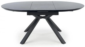 Jedálenský rozkladací stôl Vertigo 130/180 cm čierny