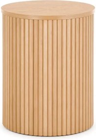 Okrúhly konferenčný stolík Tamis 40 cm - prírodný