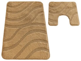 Sada kúpeľňových koberčekov Montana Symphony Dark Beige