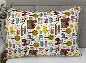 INTERMEDIC SK Detská bavlnená obliečka na vankúš Farm 45x65 cm – 100 % bavlna