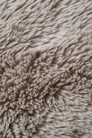 Koberec  FLUFFY tmavobéžový