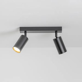 Brilagi - LED stmievateľné bodové svietidlo SELE 2xGU10/6,5W/230V čierna/zlatá